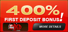 400% First Deposit Bonus!